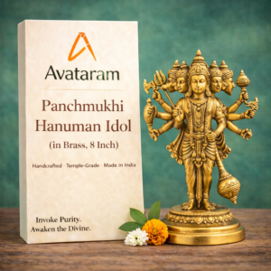 Panchmukhi Hanuman Idol in Brass