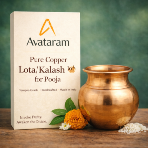 Pure Copper Lota Kalash for Pooja